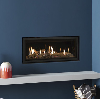 Gazco Studio 2 Edge, inset gas fire